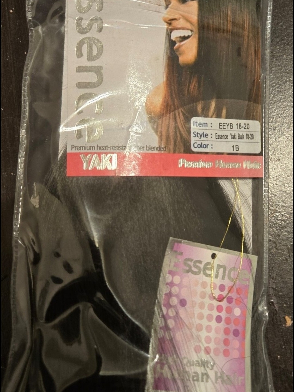Yaki Black Women’s Synthetic Hair - Color 1B $10